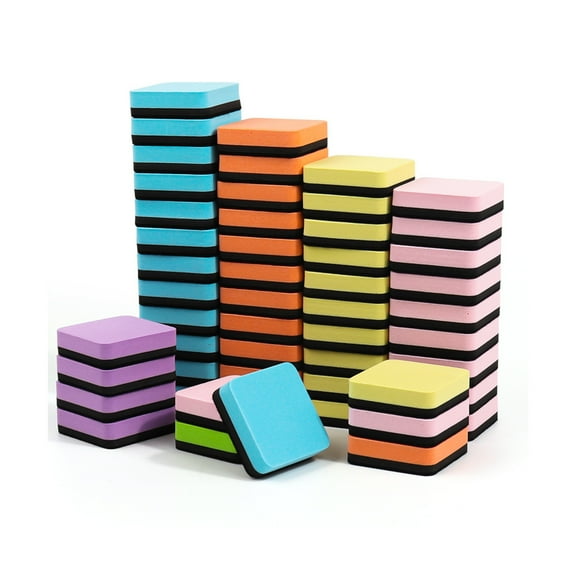 24/48 Pcs Whiteboard Eraser Chalkboard Cleaner Dry Erases Board Eraser For Workstations Schools Office