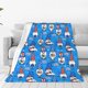 thumbnail image 1 of Fotbe Gnomes in USA Manta de Franela Acolchonada con Estampado, Súper Suave y Esponjosa, Extra Grande para Sofá, Cama, Uso Todo el Año-40"x30", 1 of 7