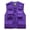 ZA-Purple mens vest, variant on DIOAZUD Men's Casual Lightweight Outdoor Fishing Cargo Vest Plus Size Safari Travel Photo Work Vests Jacket Multi Pockets