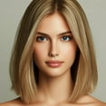 thumbnail image 5 of JINCBY Clearance,Exquisite European Style Women's Short Bob Wig - Luxuriously Voluminous Straight Synthetic Fiber With A Graceful Middle Part Perfect For Fashionable Sences,Gifts for women, 5 of 6