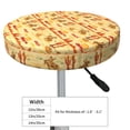 thumbnail image 2 of Kdxio Wild West Colorful Print Stool Covers Round,Stretch Round Bar Stool Covers Washable Bar Stool Cushion Slipcover for 12-15 Inch Chair, 2 of 5