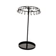 thumbnail image 1 of Soporte para collares con 23 ganchos estante de almacenamiento de joyas tocador giratorio mesa de metal Fernando, 1 of 7
