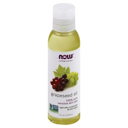 Now Foods - Solutions, Grapeseed Oil, 4 fl oz (118 (Best Grapeseed Oil For Skin)