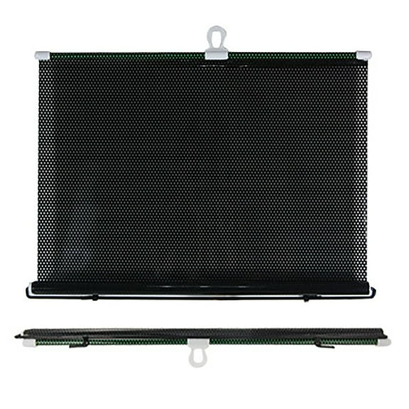 Unique Bargains 49.21"x19.69" Retractable Car Side Window Sun Shade Roller Protector Black