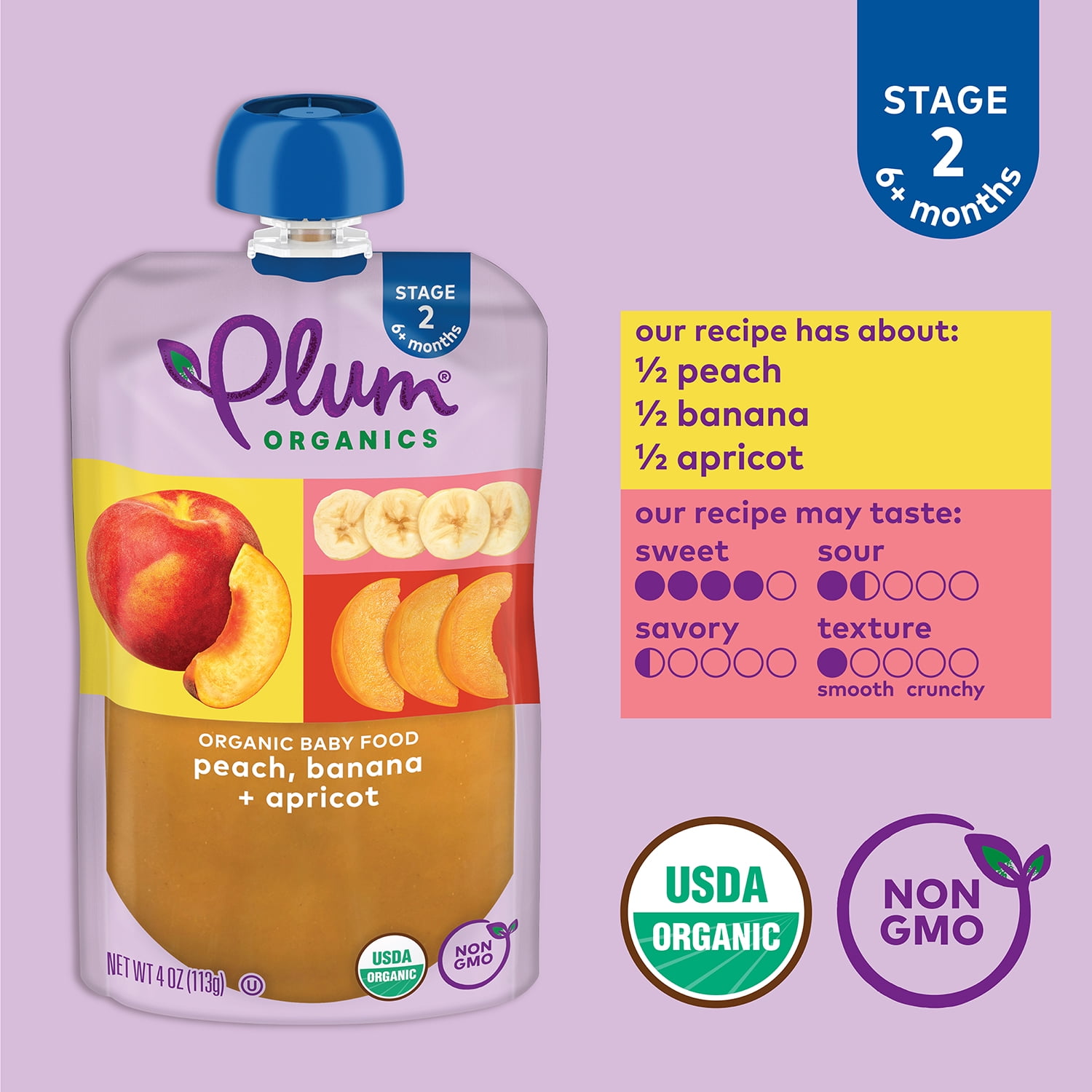 Just® Peaches - Plum Organics