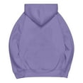 thumbnail image 6 of Kopltyrfg Oversized Hoodie for Women Trendy Hoodies Basic Solid Sweatshirts with Pocket Fleece Pullover Fashion Casual Tops Light Purple 3XL, 6 of 6