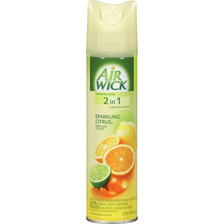Air Wick Air Freshener Spray, Sparkling Citrus Scent, 8 oz.