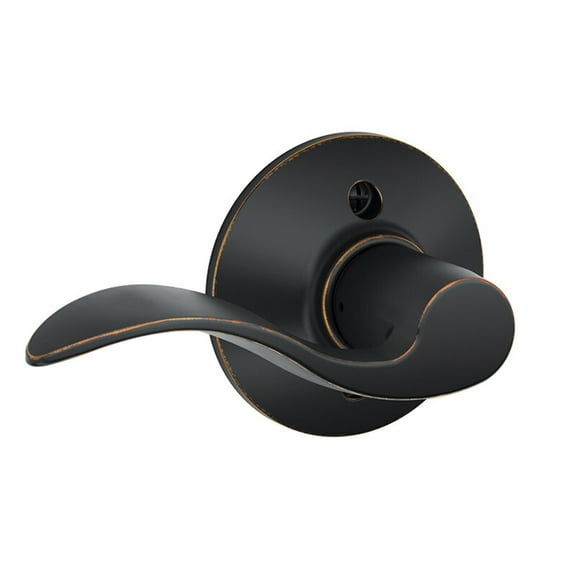 Schlage Residential F170 ACC 716 RH Grade 2 Single Dummy Accent Lever Antique Bronze Finish