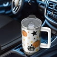 thumbnail image 2 of 40oz Halloween Tumbler with Handle - Large Insulated Stainless Steel Cup, Spooky Design, Leakproof - Party & Gift, 2 of 3