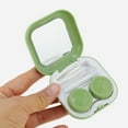 thumbnail image 4 of Unique Bargains 1 Set Contact Lens Case Portable Square Lens Storage Case Green, 4 of 5