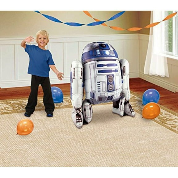 1 X Star Wars R2D2 AirWalker Foil Balloon by Anagram