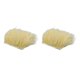 thumbnail image 3 of Adorno lujoso de cinta Bewildely con adorno de flecos de plumas de avestruz Beige 2Conjunto, 3 of 6