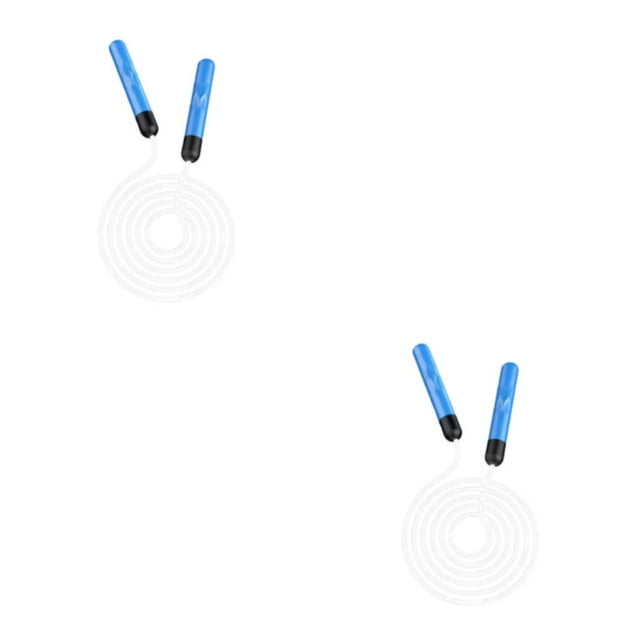 Baohd 1/2/3 Skipping Rope Jump Cable Fitness Prop Interesting Workmanship Adjustable Attractive Gym Supplies Sporting Equipment Blue 2PCS