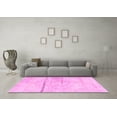 thumbnail image 3 of Ahgly Company Indoor Square Persian Pink Traditional Area Rugs, 7' Square, 3 of 4