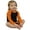 Black/Orange, variant on <![CDATA[Interlock Long Sleeve Raglan Bodysuit,  Black/Red,  0-3 m]]>