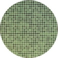 thumbnail image 1 of Ahgly Company Machine Washable Indoor Round Transitional Coffee Brown Area Rugs, 3' Round, 1 of 7