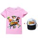 thumbnail image 1 of STUMBLEing-camisetas con estampado 3D para niños, pijamas de verano para niños pequeños, Camiseta de algodón + Pantalones cortos, disfraz para niñas, ropa deportiva informal, 1 of 4