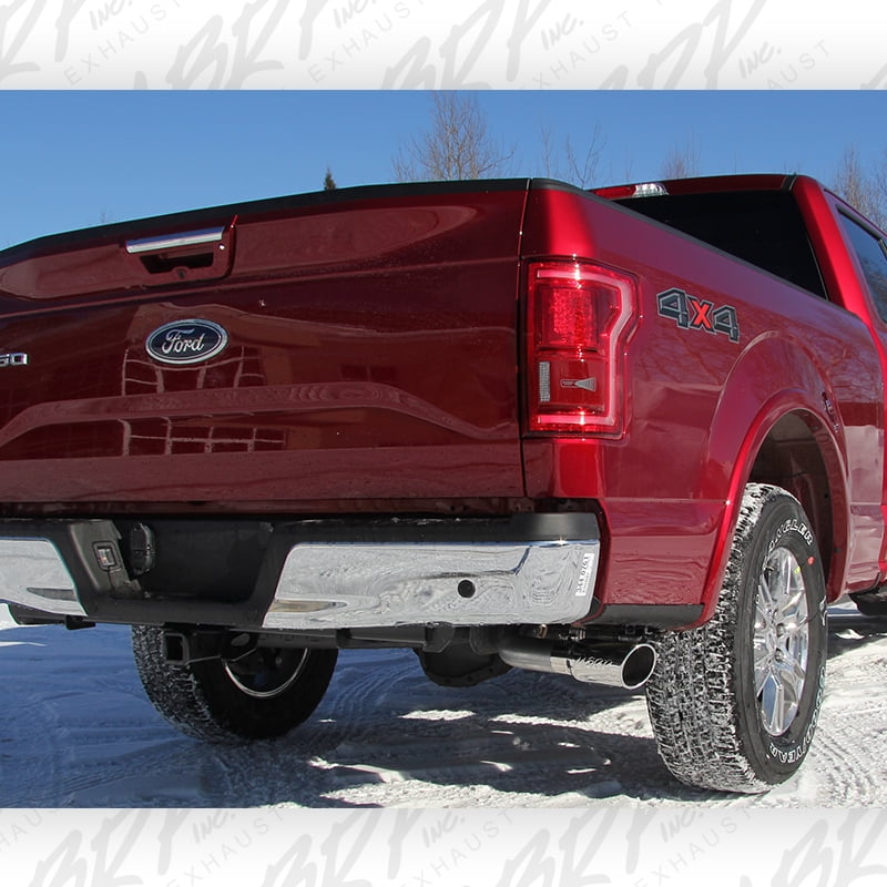 MBRP Exhaust S5253AL Armor Lite Cat Back Exhaust System Fits 15-20 F-150 Fits select: 2015-2016 FORD F150, 2019 FORD F150 SUPERCREW
