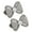 silver, variant on Pearls Bows Button Pins Jeans Waist Tightener Adjustable Trouser Button Pin Waist Buckle Detachable Jeans Button Pins