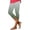 Green, variant on Wdgfv Lace Leggings for Women 2026 Trendy Plus Size High Waist Capri Cropped Leggings Stretch Tights Holiday Beach Yoga Pants