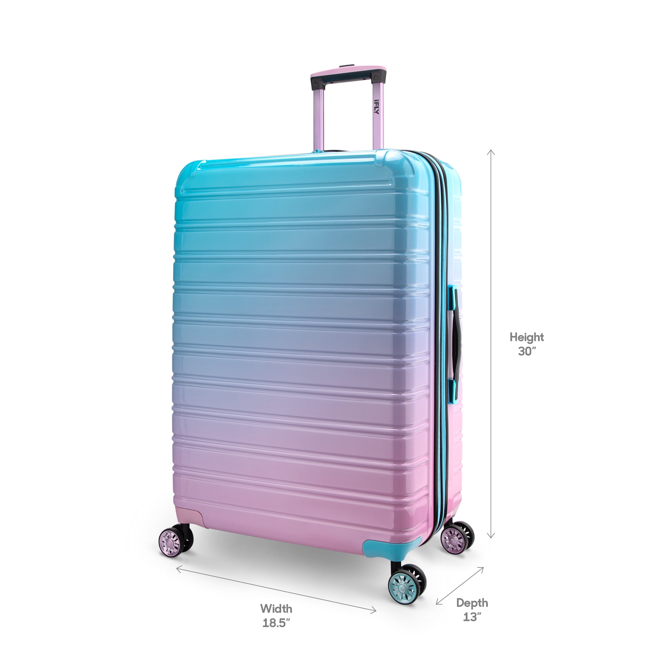 Fibertech Cotton Candy Hardside Luggage 
