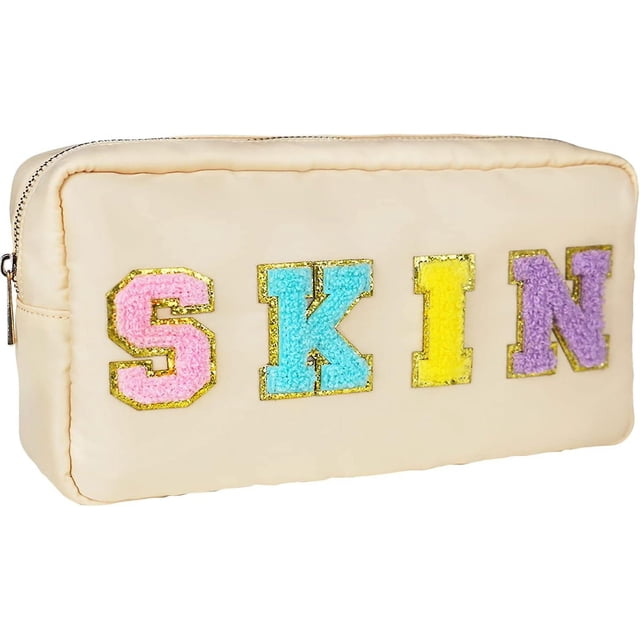 Bolsa de cosméticos TANGJMXG impermeable para mujer estilo preppy