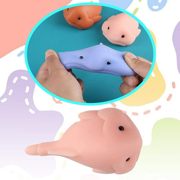 Cute Clown Fish Knead Happy Pressure Color Blobfish TPR Vent Toy