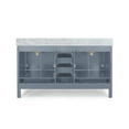 thumbnail image 4 of Yosef Contemporary 72" Wood Double Sink Bathroom Vanity with Marble Counter Top, 4 of 8