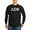 Black, variant on - Alpha Sigma Phi Greek Letters White Long Sleeve T Shirt - Long Sleeve Dark T-Shirt