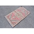 thumbnail image 2 of Muted Rug, Turkish Rug, Pink Rug, 2.6x4.6 ft, Handmade Rug, Small Rug, Oushak Rug, Decor Rug, Organic Rug, Oriental Rug, Vintage Rug, 7882, 2 of 9