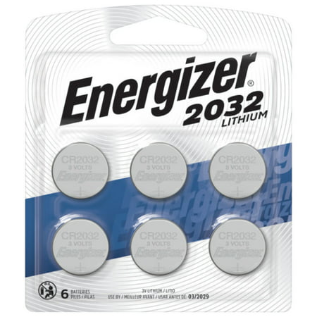 Energizer Lithium 2032, 6 pack (Best Lithium Battery Brand)