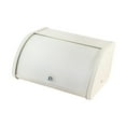 thumbnail image 4 of Caja de pan de acero inoxidable, soporte para pan, contenedor multiusos para refrigerios vintage blanco, 4 of 9