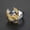 Silver/Gold, variant on Mens Stainless Steel Delicate Jewelry Motorcycle Biker Rings Live to Ride Eagle Ring