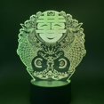 thumbnail image 1 of Lámpara de ilusión LED 3D Happy Double Fish de Night Light, 1 of 3