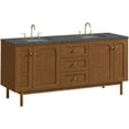 thumbnail image 3 of James Martin Vanities 545-V72-Fpbl Laurent 72" Double Basin Poplar Wood Vanity Set - Light, 3 of 7