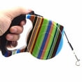 thumbnail image 2 of Retractable Dog Lead Training Leash with One Button Lock ON/OFF Comfortable Ergonomic Handle for Small to Large dogs (Colorful Wave Strip), 2 of 4