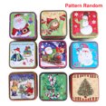 thumbnail image 4 of Aosijia Christmas Tin Gift Box Metal Candy Box Square Candy Storage Containers with Lids for Holiday Xmas Supplies 5Pcs Pattern Random, 4 of 8