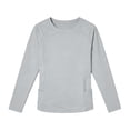thumbnail image 5 of UQJfacai Girls Rash Guard Kids Swim Shirt UPF 50+ Short Sleeve Athletic Shirts Quick Dry Sun Shirt Tees with Pocekts 4-15 Years, 5 of 9