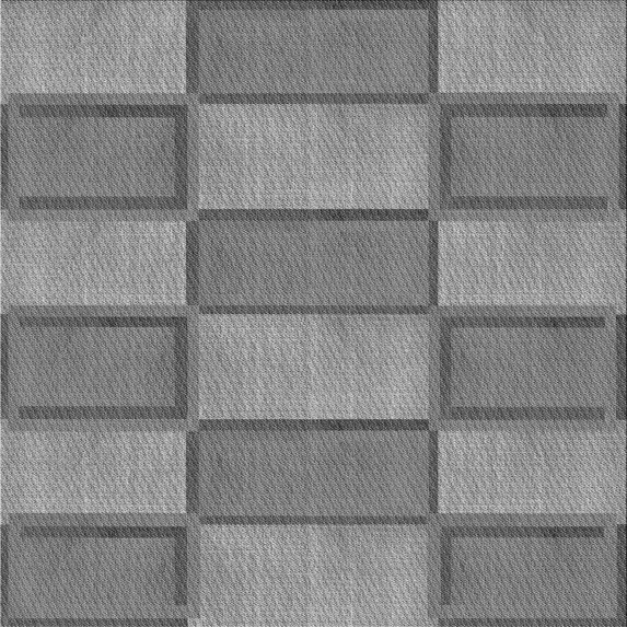 Ahgly Company Indoor Square Patterned Dim Gray Area Rugs, 8' Square