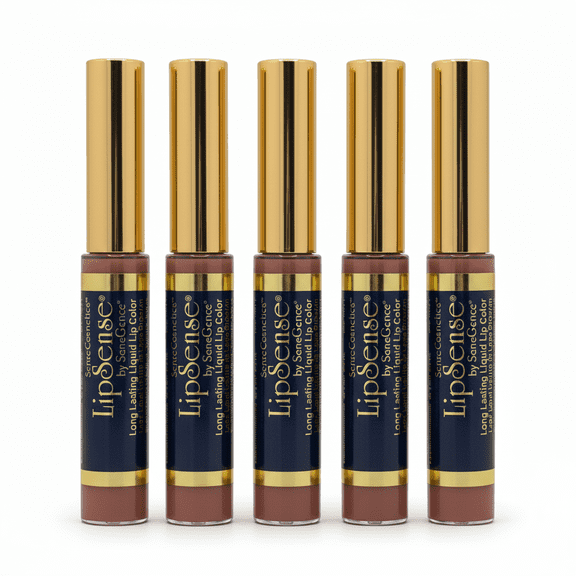 5 Pack, LipSense by SeneGence Long Lasting Liquid Lip Color First Love 0.25oz