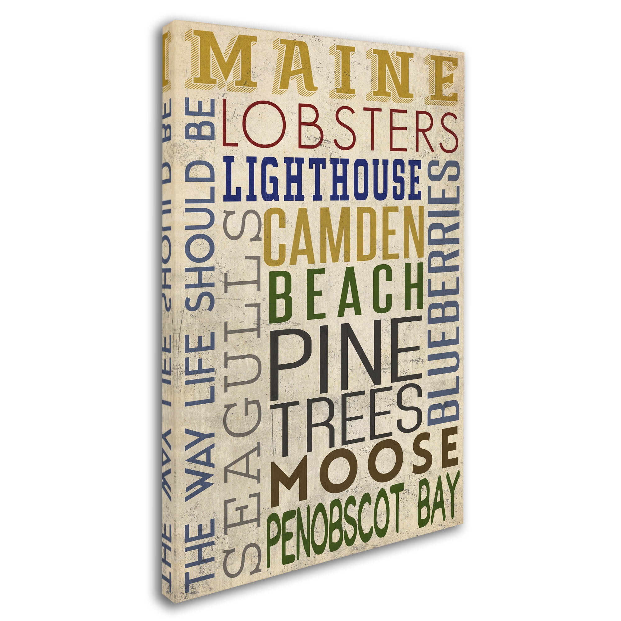 Lantern Press 'Destination 5' Canvas Art