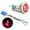 Red, variant on Button Switch-19mm 12V LED Power Symbol ON-OFF Car Push Latch Metal Waterproof