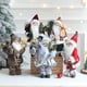 thumbnail image 2 of 1 pieza de decoración navideña, muñeco de Papá Noel rojo y verde, estatua de juguete coleccionable para el hogar, adecuado para fiestas navideñas, 2 of 5