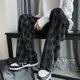thumbnail image 3 of Pantalones casuales holgados para hombre, pantalones holgados, rectos, recortados, largos, Y2k, de alta calidad, talla grande, ropa original, nueva en Xxxl, 3 of 5