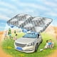thumbnail image 5 of pstuiky Parasol delantero para coche de 55x28 pulgadas, grueso, bloqueador solar, protección solar de verano, aislamiento térmico, cortinas parasol para coche fresco, 5 of 7