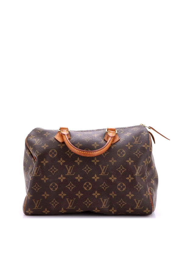 Pre-Owned Speedy Handbag Monogram Canvas 30 By Rebag