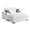Beige, variant on Polyester upholstery, Bluetooth music function - Enjoy music while resting at home