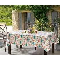 Newbridge What’s Cookin 52 x 52 inch Square Vinyl Flannel Backed Dining Party Tablecloth