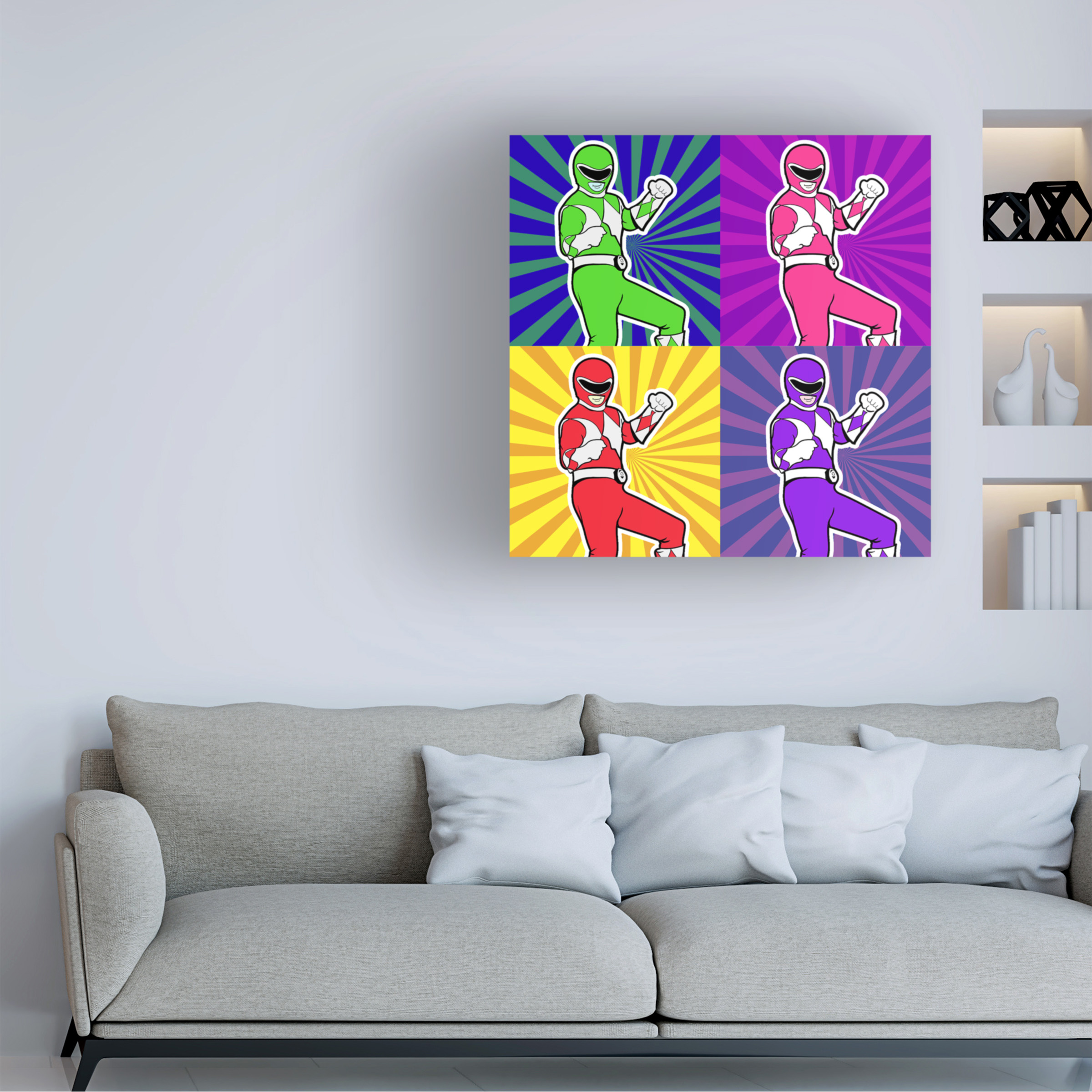 Trademark Fine Art 'Power Ranger' Canvas Art by ALI Chris