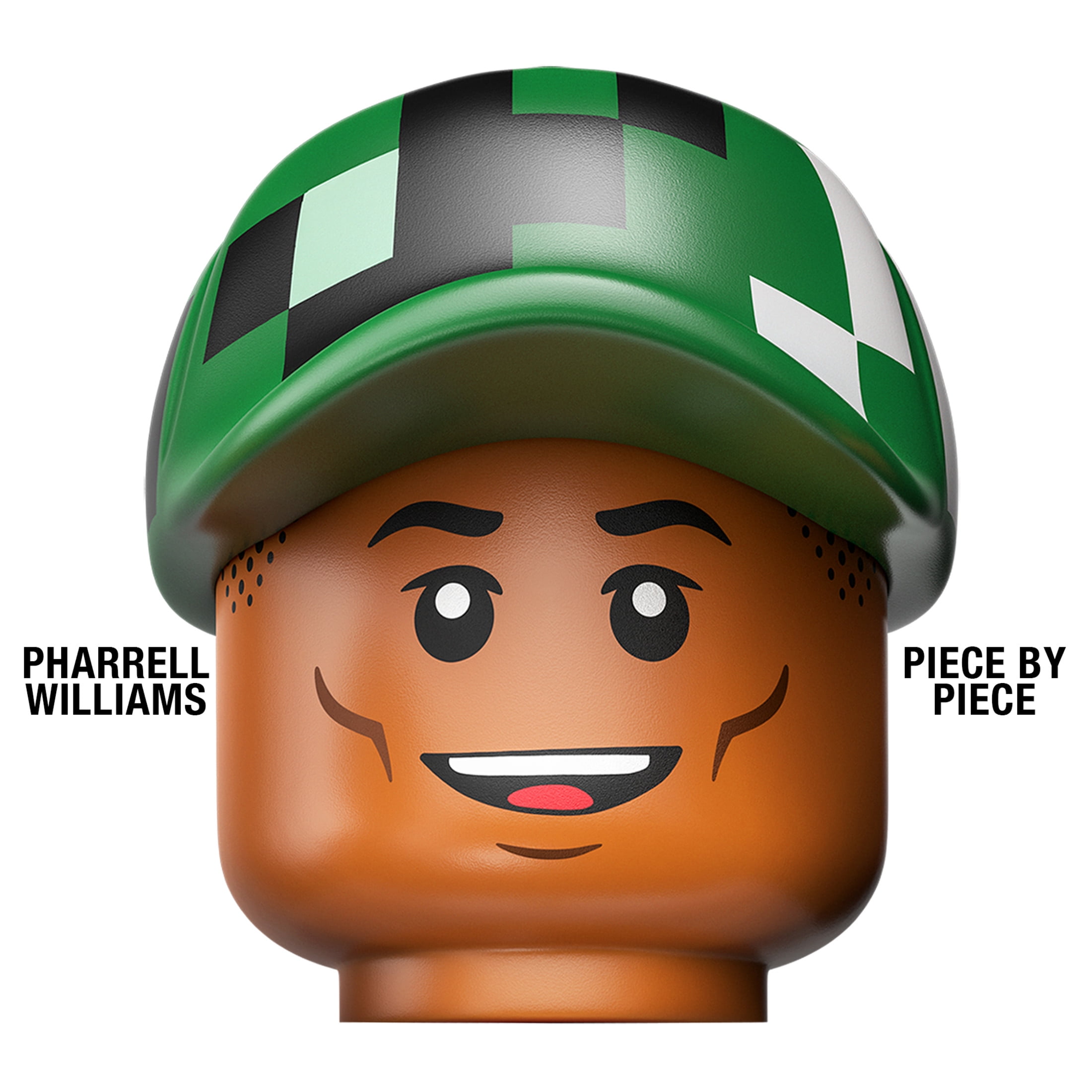 LEGO Icons Over the Moon with Pharrell Williams Set - Model Space Shuttle Building Kit - Gift for Adults - Includes Pharrell and Helen Minifigures with 49 Interchangeable Character Heads - 10391